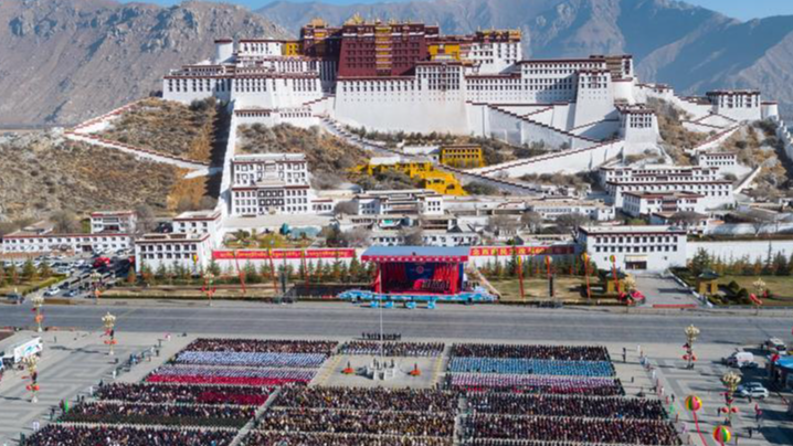 庆祝西藏民主改革60周年大会举行