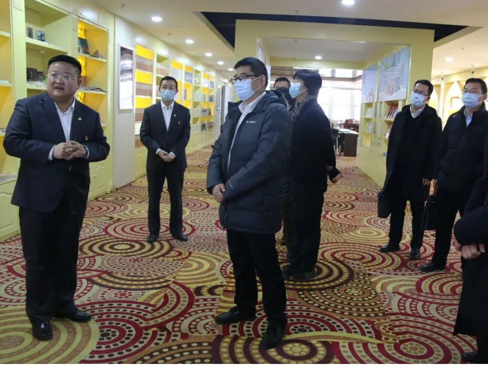 自治区人民政府副主席王道席莅临智慧宫调研