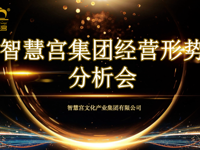智慧宫集团组织召开经营形势分析会